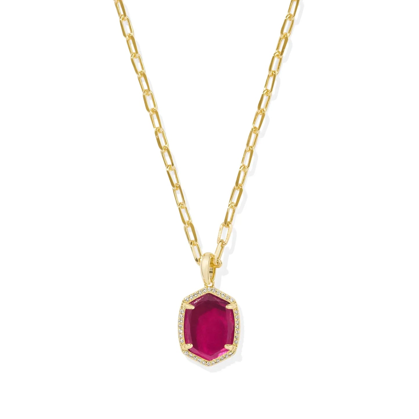 Kendra Scott Daphne Necklace, Berry Mica