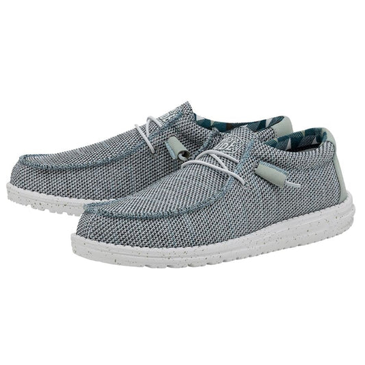 Hey Dude Wally Sox Men's Slip On, Ice Grey