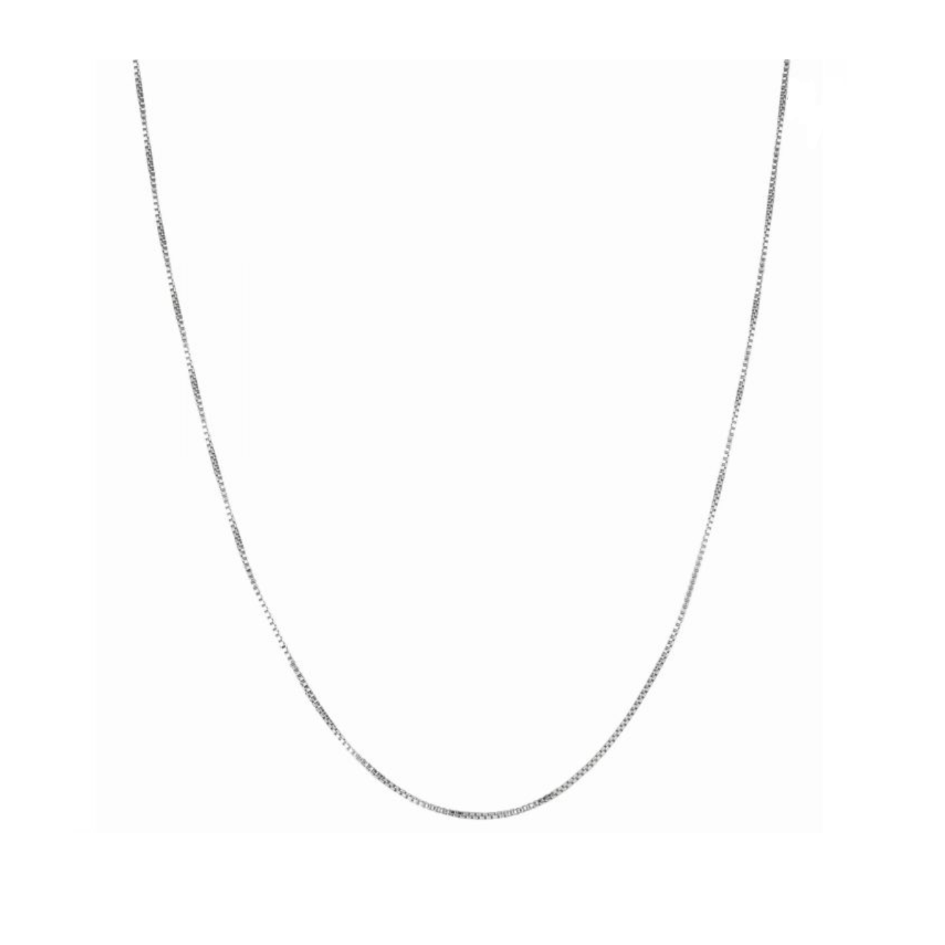 Silver Box Chain, 1.1mm