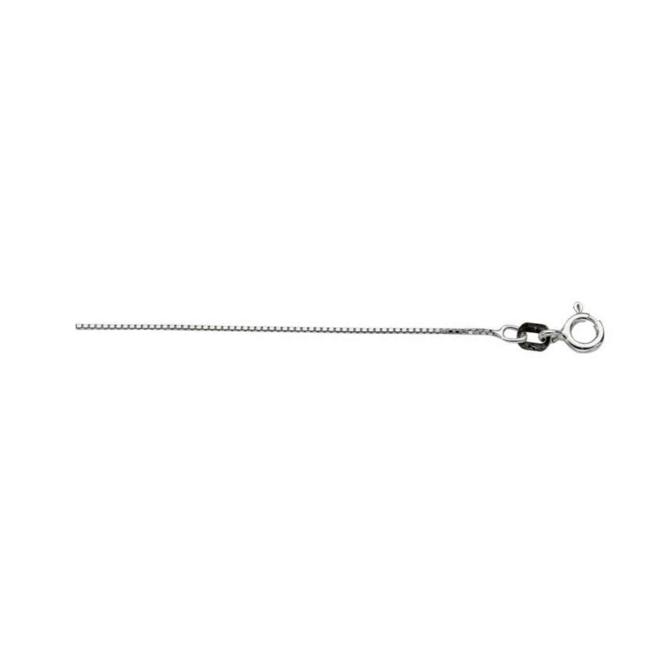 Silver Box Chain, 0.6mm