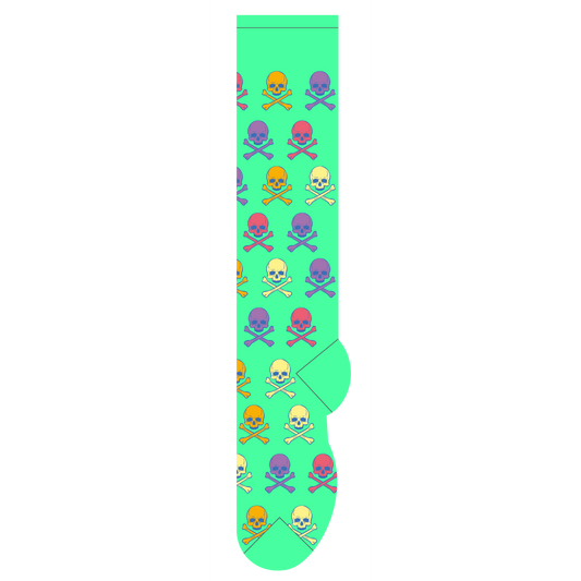 Colorful Skulls & Cross Bones