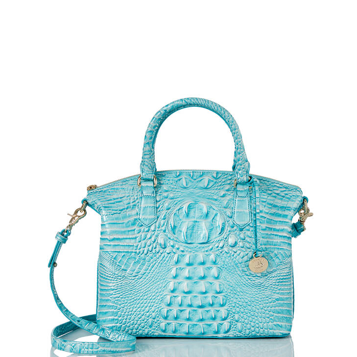 Brahmin Melbourne Collection Duxbury Satchel, Dusty Blue