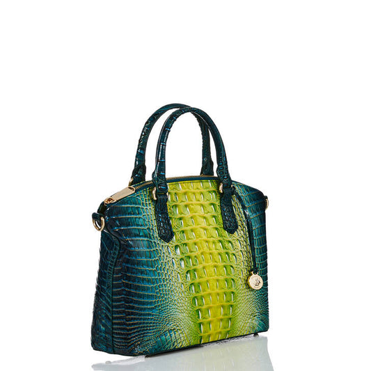 Brahmin Melbourne Collection Duxbury Satchel, Zesty Green Ombre