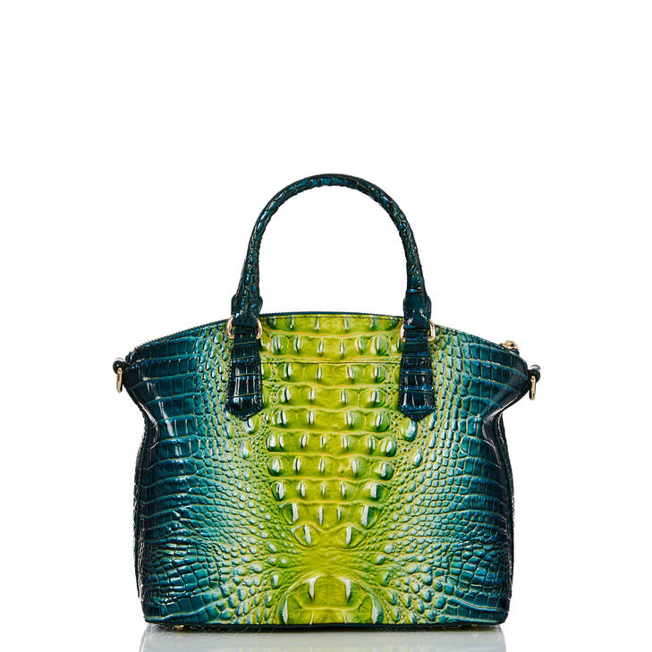 Brahmin Melbourne Collection Duxbury Satchel, Zesty Green Ombre