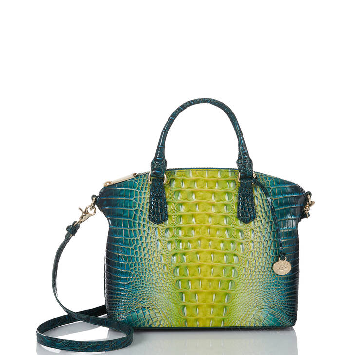 Brahmin Melbourne Collection Duxbury Satchel, Zesty Green Ombre