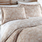 Madeline Print Duvet Slip Cover Set, Taupe