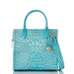 Brahmin Melbourne Collection Caroline Satchel, Dusty Blue