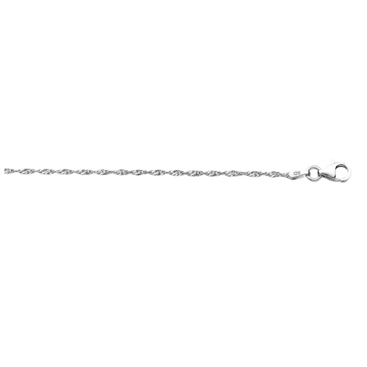 Silver Singapore Chain, 1.6mm