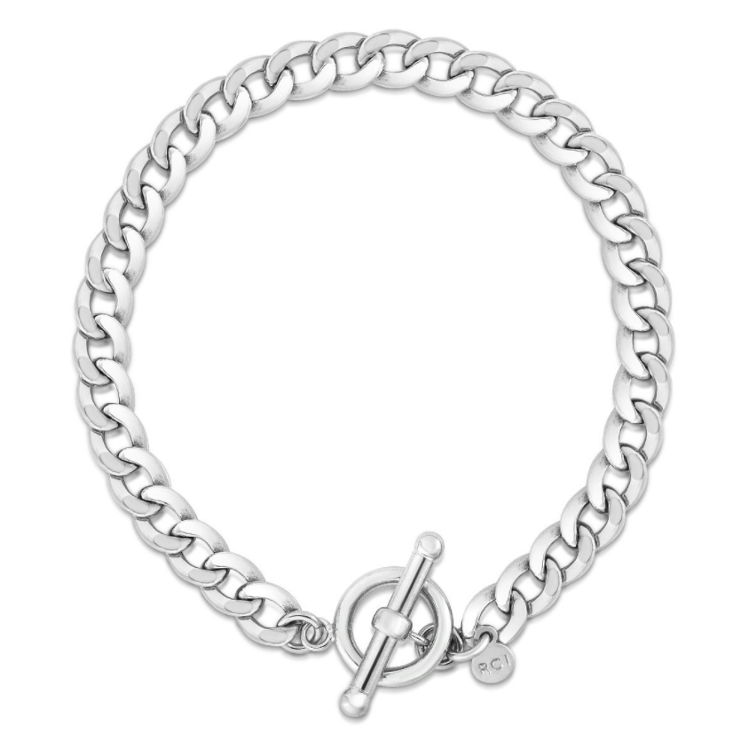 Silver La Gourmette Toggle Chain Bracelet