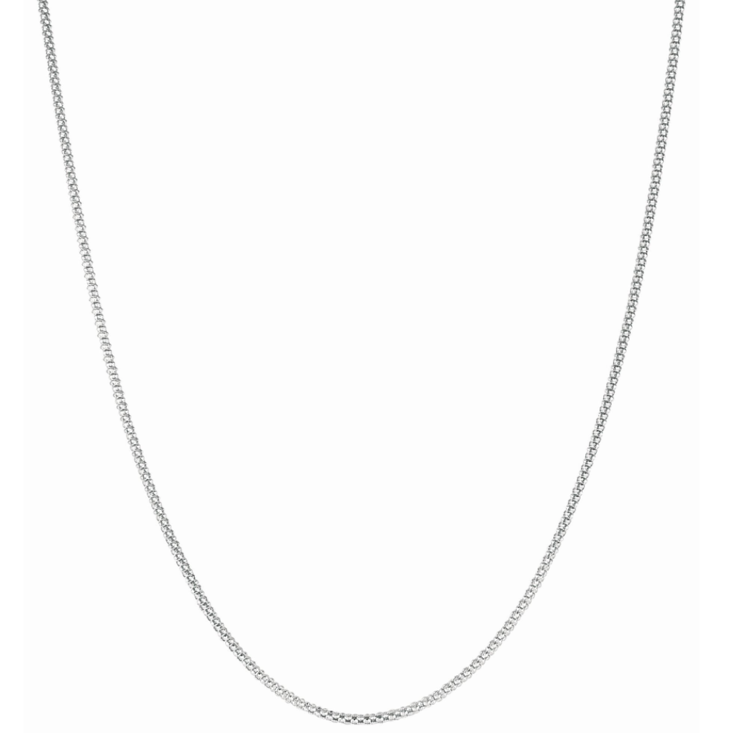 Silver Popcorn Chain, 1.8mm