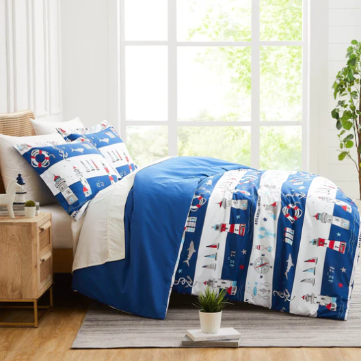 Cape Cod Oversized Reversible Comforter Set