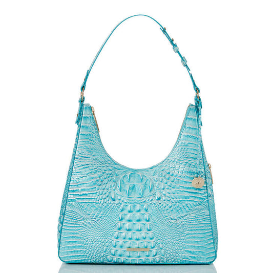 Brahmin Melbourne Collection Tabitha Shoulder Bag, Dusty Blue