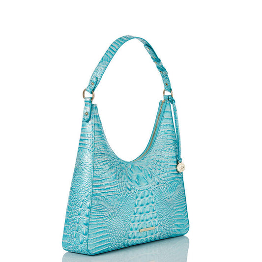 Brahmin Melbourne Collection Tabitha Shoulder Bag, Dusty Blue