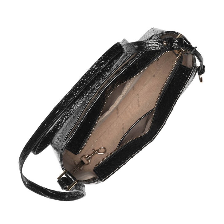 Brahmin Melbourne Collection Hillary Crossbody, Black