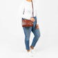 Brahmin Melbourne Collection Hillary Crossbody, Pecan