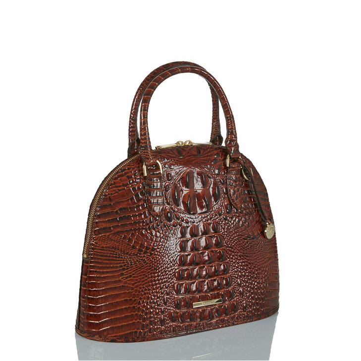 Brahmin Melbourne Collection Georgina Satchel, Pecan