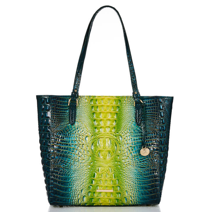 Brahmin Melbourne Collection April Tote, Zesty Green