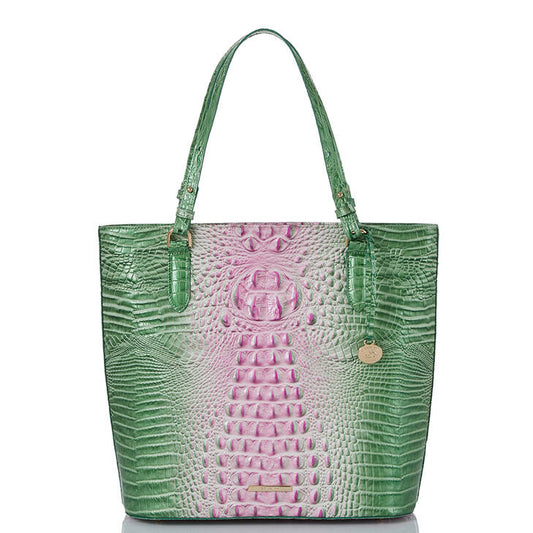 Brahmin Melbourne Collection Ezra Tote Bag, Apple Blush Ombre