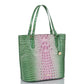 Brahmin Melbourne Collection Ezra Tote Bag, Apple Blush Ombre