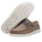 Hey Dude Wally Free Men's Slip On, Natural Beige