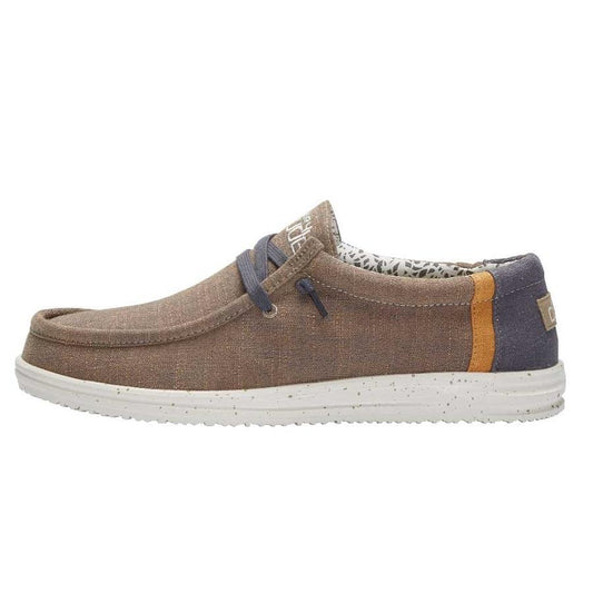 Hey Dude Wally Free Men's Slip On, Natural Beige