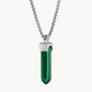 Bulova Icon Malachite Pendant