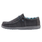 Hey Dude Wally Funk Men's Slip On, Charcoal