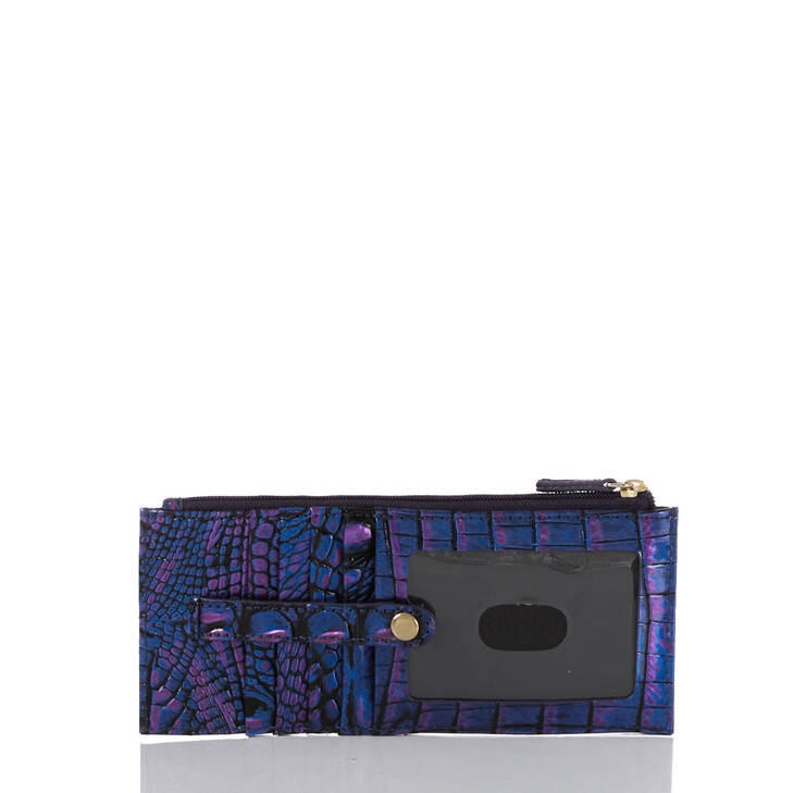 Brahmin Melbourne Collection Credit Card Wallet, Neptune