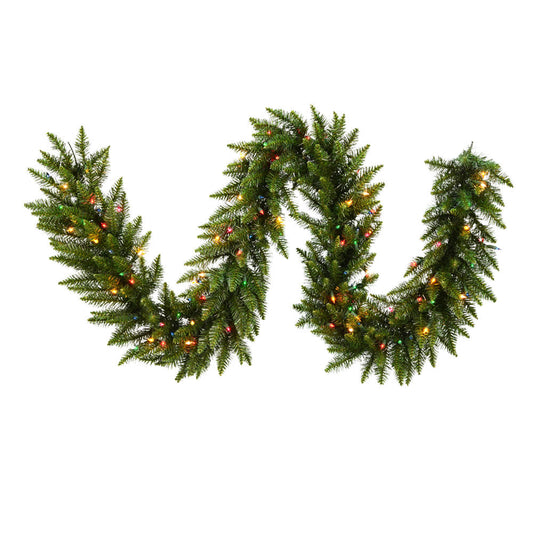 Camdon Fir PreLit Artificial Garland, 9ft