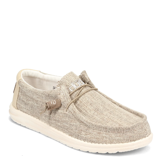 Hey Dude Wally Woven Men's Slip On, Beige