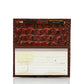 Brahmin Melbourne Collection Cordelia Checkbook Wallet, Ivory Iguana Ombre