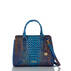 Brahmin Melbourne Collection Small Finley Satchel, Deep Azure