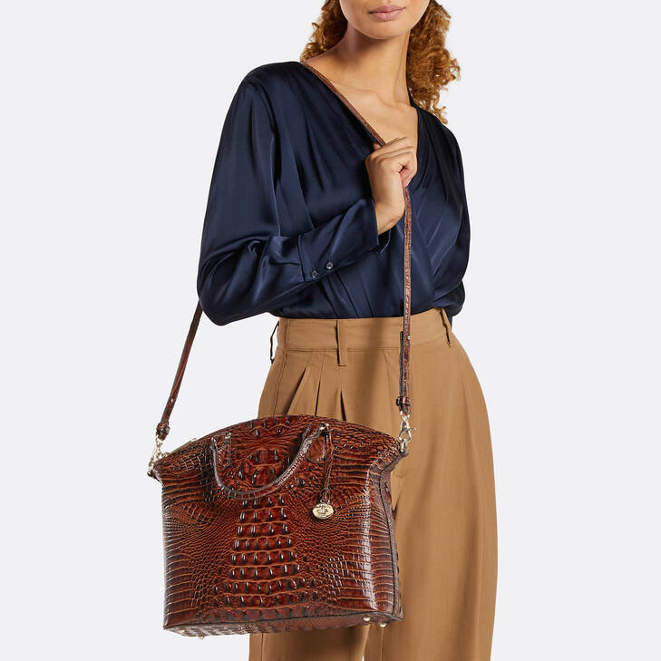 Brahmin Melbourne Collection Duxbury Satchel, Macchiato