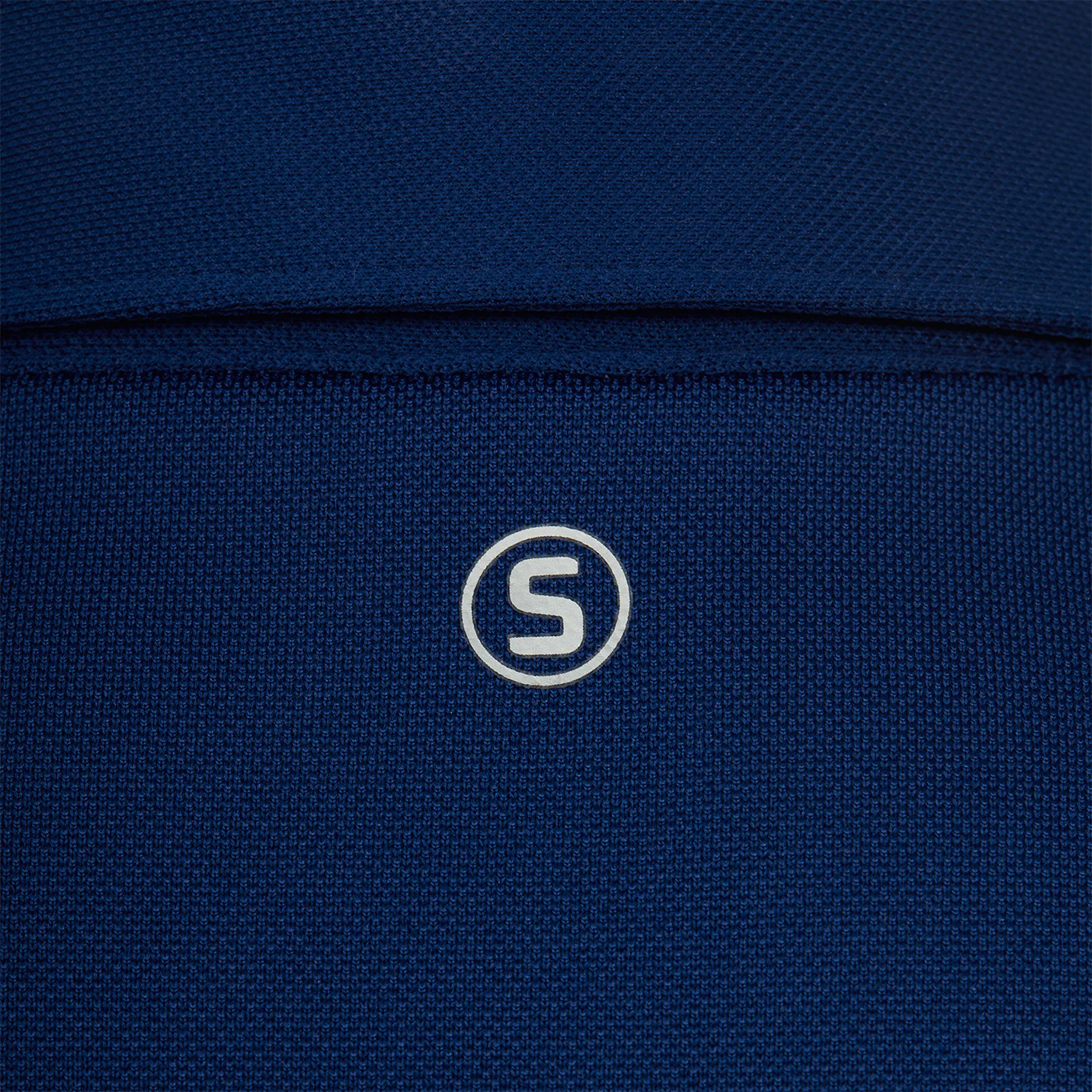 Stitch Solid Pique Polo, Navy