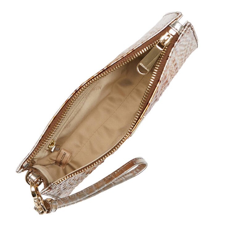 Brahmin Melbourne Collection Daisy Wristlet, Macchiato