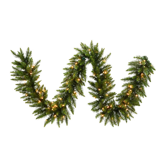 Camdon Fir PreLit Artificial Garland, 9ft