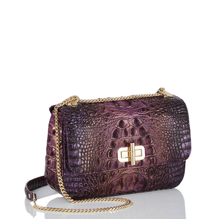 Brahmin Melbourne Collection Rosalie Shoulder Bag, Fig Jam