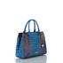 Brahmin Melbourne Collection Small Finley Satchel, Deep Azure