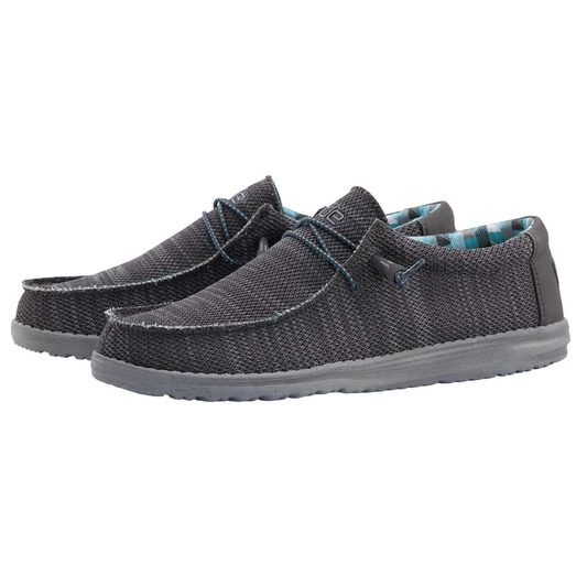 Hey Dude Wally Funk Men's Slip On, Charcoal