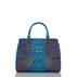 Brahmin Melbourne Collection Small Finley Satchel, Deep Azure