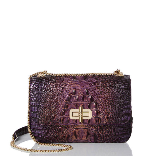 Brahmin Melbourne Collection Rosalie Shoulder Bag, Fig Jam