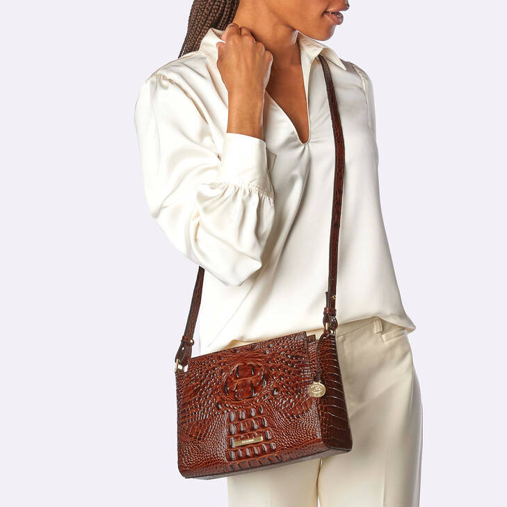 Brahmin Melbourne Collection Hillary Crossbody, Macchiato