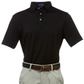 Stitch Solid Pique Polo, Black